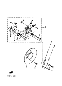 RT180 Передний суппорт