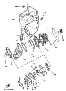 YZ125 Впускная система