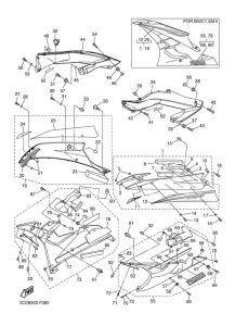 YZF-R6 Обтекатель 2