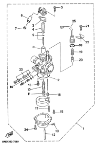 YN100 Карбюратор