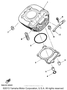 TW200WC Цилиндры