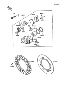  Передний тормоз