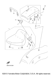 XVS650 Сиденье