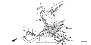 VT750RS Глушитель