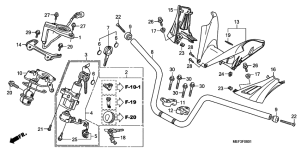 FJS400 (ABS) Handle pipe / handle cover