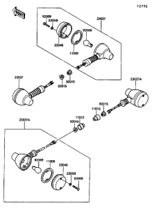 KL650 Поворотники