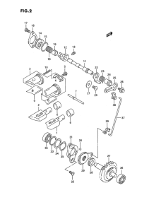 RMX250 Клапан выхлопа
