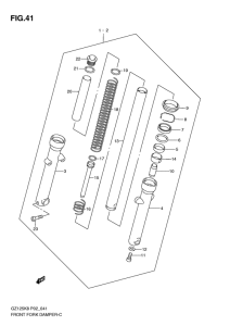 GZ125 Демпфер передней вилки