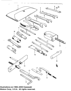 KT250 Owner tools / special service tools