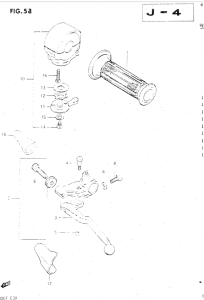 GSX500 Left handle switch