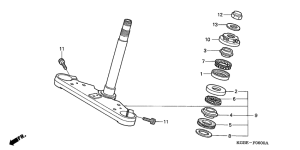 VT125 Траверса нижняя