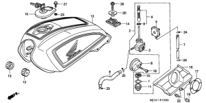 CBX750P2 Tank fuel