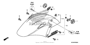 VFR800 Переднее крыло