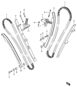 VS800 Держатель направляющей
