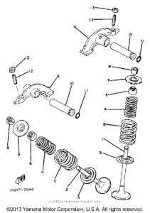 TT250J Клапана