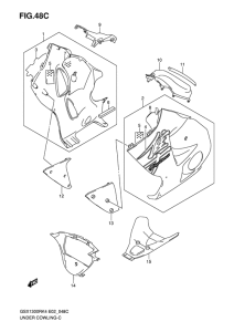GSX1300R Under cowling