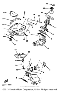 YZ80K Впускная система