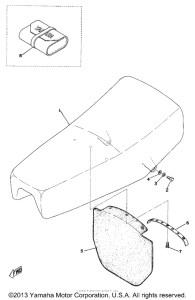 YZ360B Сиденье