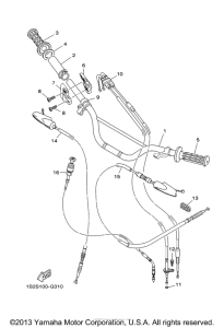 TTR125LEY Троса