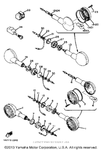 XS400SJ Поворотники