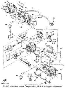 FZR1000B Карбюратор