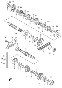 SV650 Трансмиссия