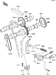 Z550 Распред вал
