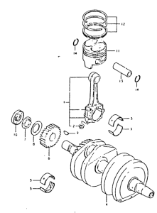 GS250 Вал коленчатый