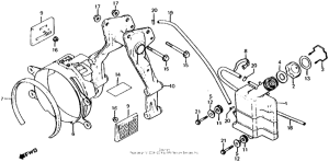 CX500 Radiator shroud + reserve tank