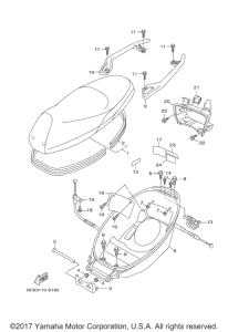 YW125 Сиденье