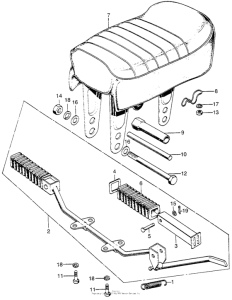 Z50A Seat + step bar