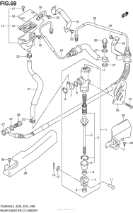 DL650 (ABS) Задний торм цилиндр