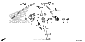 CBR600RR (ABS) Подножка