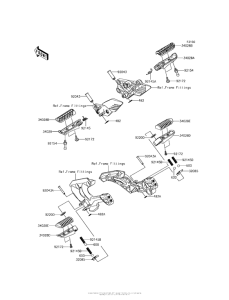 ZG1400 Подножки
