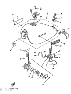 SR250 Топливный бак