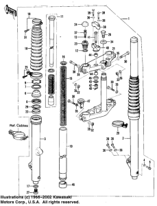  Вилка передней оси