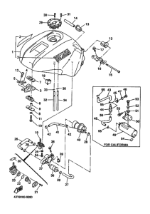 YZF-R1 Tank fuel