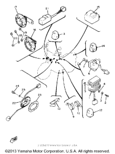 XJ550RH Электрика