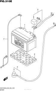 GSX-R1000 Battery (Gsx-R1000Al6 E33)