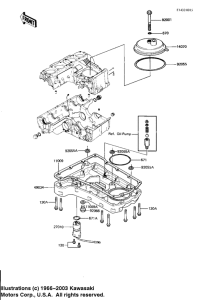 KZ1100 Крышка сапуна / маслосборник