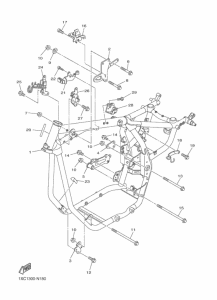 XVS950CU (ABS) フレ-ム