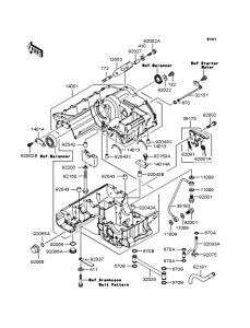 ZR1200 Картер двигателя