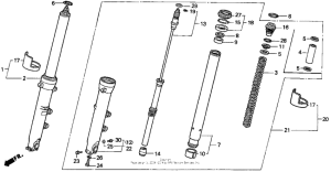  Передняя вилка