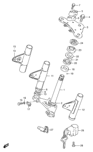 GS125 Траверса нижняя