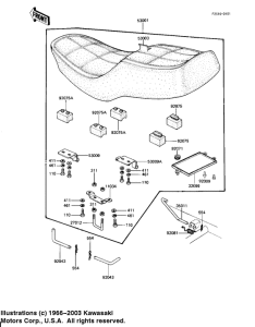 KZ1100 Пружина