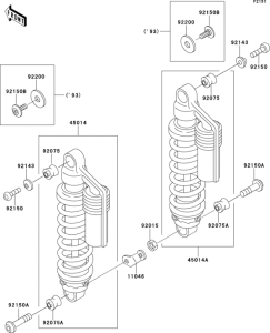 ZR550 Подвеска  /  амортизатор