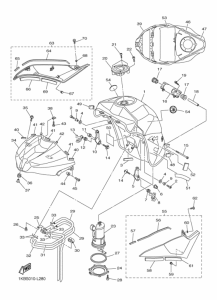 YZF-R1R ( RaceBase) Fuel tank assy