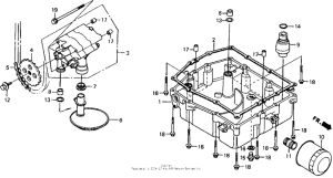 RVF750 Масляный насос