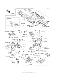KLE650 Электрика