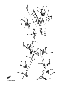 XJR1300 Передний тормозной цилиндр